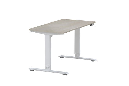 Desk with electric height adjustment