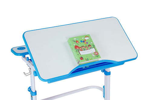 Botero Blue - Письменный стол со стулом для детей + LED Лампа